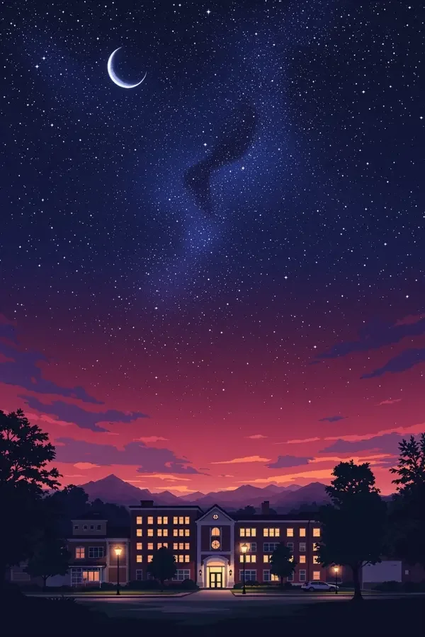 泡泡影视 晚自习后的星空 封面